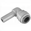 Raccord rapide coudé tube mâle 1/2" ± 12 mm / tube femelle 3/8" Ø ± 10 mm  John Guest pour pompe à bière