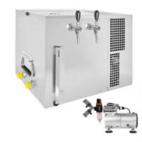 Pompe à bière OPREMA système à eau 60 L/h avec 2 robinets sans bouteille de gaz CO²