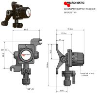 Détendeur secondaire MICRO MATIC COMPACT  JG pour CO²  1 sortie bière jusqu'à 4 bar