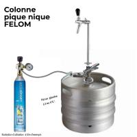 Colonne Pique Nique FELOM pour fût avec robinet compensateur 